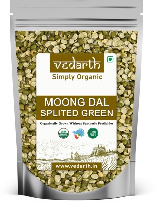 Vedarth Organic Green Moong Dal (Split)(2 kg)