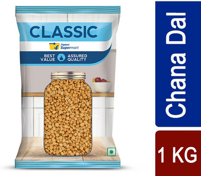 Classic Chana Dal (Split) by Flipkart Grocery(1 kg)