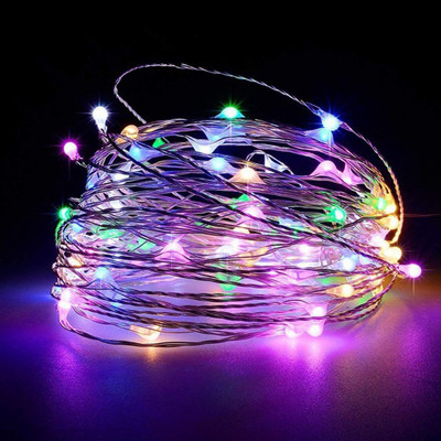 MIRADH 30 LEDs 3 m Multicolor Steady String Rice Lights(Pack of 1)