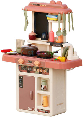 Spiyat 36 Pcs Kitchen Cooking Set with Light & Sound Play Cooking Set