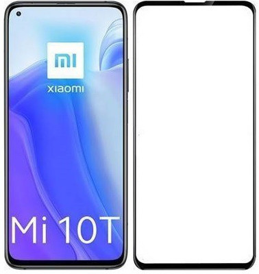 HOBBYTRONICS Edge To Edge Tempered Glass for MI 10T(Pack of 3)
