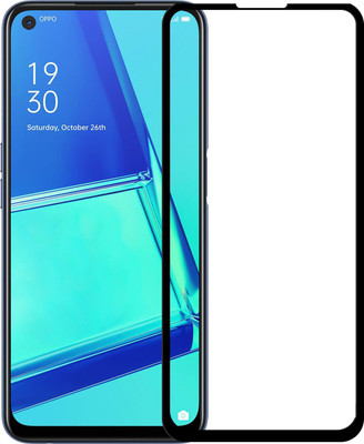 Karpine Edge To Edge Tempered Glass for Oppo A52(Pack of 1)