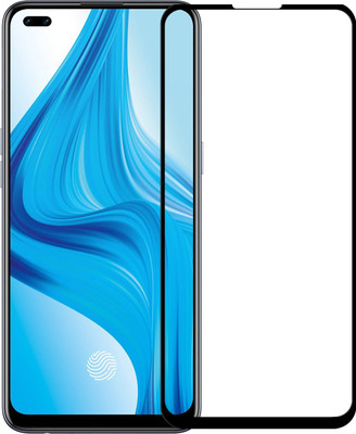 Karpine Edge To Edge Tempered Glass for Oppo F17 Pro(Pack of 1)