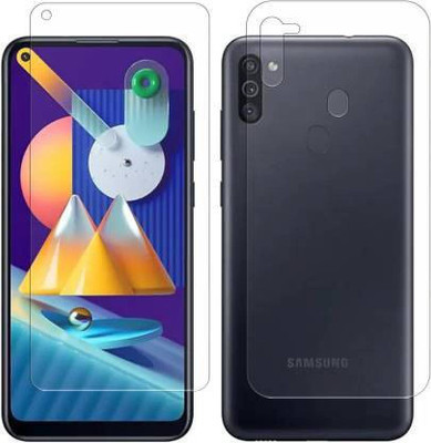 TevarSmart Front and Back Tempered Glass for SAMSUNG Galaxy M11(Pack of 2)