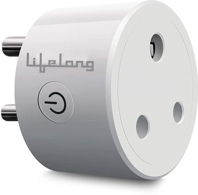 Lifelong 16A Smart Plug Suitable High Power Appliances (AC, Geyser, Motor, etc.) Energy Monitoring, Compatible with Alexa & Google Assistant Smart…