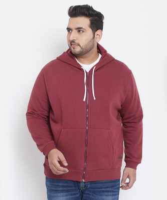 Instafab Plus Full Sleeve Solid Men Sweatshirt