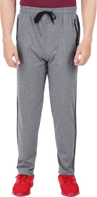 FEEL TRACK Solid Men Grey Track Pants