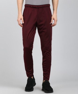 REEBOK Solid Men Maroon Track Pants