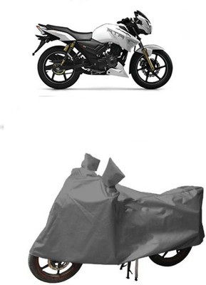 RPSENTTERPR Two Wheeler Cover for TVS(Apache RTR 180, Grey)