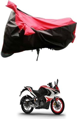 Blossom Trendz Two Wheeler Cover for Bajaj(Pulsar RS 200, Red, Black)