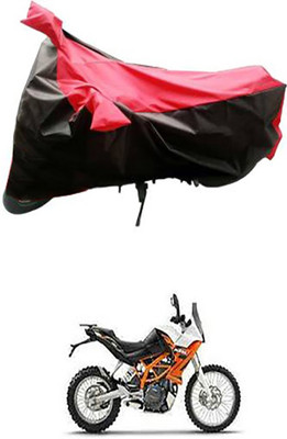 Blossom Trendz Two Wheeler Cover for KTM(Red, Black)