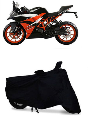 Mdstar Waterproof Two Wheeler Cover for KTM(RC 200, Black)