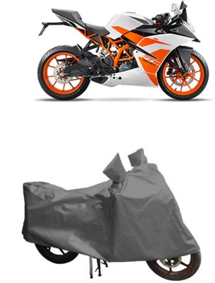 RPSENTTERPR Waterproof Two Wheeler Cover for KTM(Duke 200, Grey)