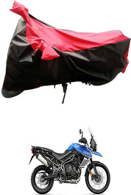 Royalrich Two Wheeler Cover for Triumph(Red, Black)