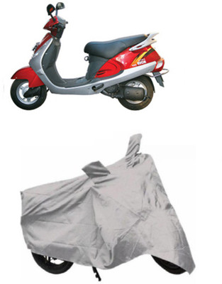 RPSENTTERPR Waterproof Two Wheeler Cover for Kinetic(Nova, Silver)