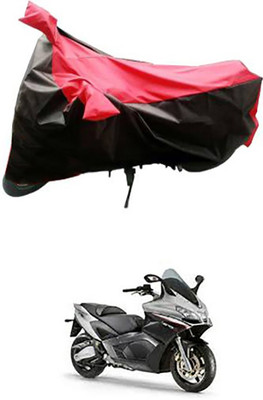 Blossom Trendz Two Wheeler Cover for Aprilia(Red, Black)
