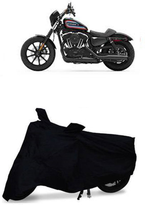 MMSSTAR Waterproof Two Wheeler Cover for Harley Davidson(XL 1200, Black)