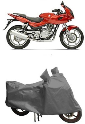 Flipkart SmartBuy Waterproof Two Wheeler Cover for Bajaj(Pulsar 220 DTS-i, Grey)