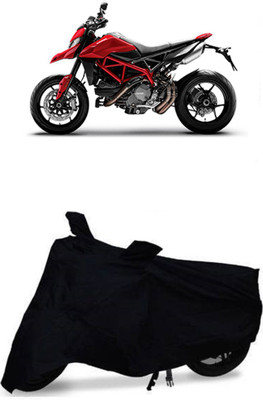 RPSENTTERPR Waterproof Two Wheeler Cover for Ducati(Hyperstrada, Black)