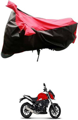 Blossom Trendz Two Wheeler Cover for Mahindra(Red, Black)