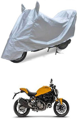 CoNNexXxionS Two Wheeler Cover for Ducati(Monster 82, Silver)
