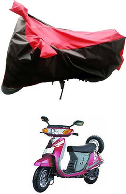 Blossom Trendz Two Wheeler Cover for Kinetic(Red, Blue)