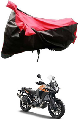 Blossom Trendz Two Wheeler Cover for KTM(Red, Black)