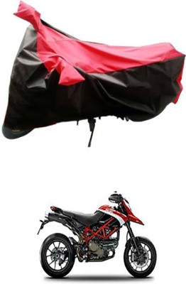 Blossom Trendz Two Wheeler Cover for Ducati(Red, Black)