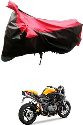 Blossom Trendz Two Wheeler Cover for DSK Benelli(Red, Blue)