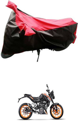Blossom Trendz Two Wheeler Cover for KTM(Red, Black)