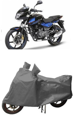 RPSENTTERPR Waterproof Two Wheeler Cover for Bajaj(Pulsar 150 DTS-i, Grey)