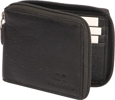 DEZiRE CRAfTS Men Trendy, Travel, Evening/Party, Casual, Ethnic Black Artificial Leather Wallet(6 Card Slots)