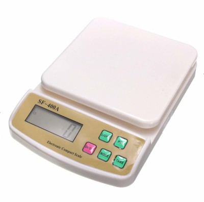 Coutrue Kitchen Scale Electronic Digital Kitchen Weighing Scale 10 Kgs Weight Measure Weighing Scale(White)