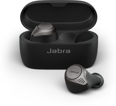 Jabra Elite 75t With Active Noise Cancellation enabled Bluetooth Headset (titanium black, True Wireless)