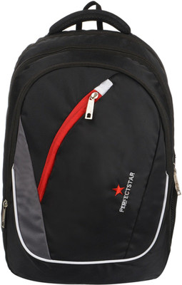 PERFECT STAR 15.6 inch Expandable Laptop Backpack(Black)