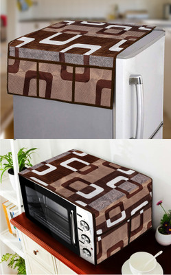 E-Retailer Refrigerator  Cover(Width: 99 cm, Value For Money Combo Pack of 2 Piece)