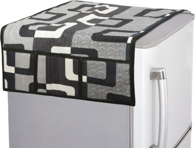 E-Retailer Refrigerator  Cover(Width: 99 cm, Black)