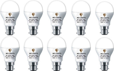 mg lights 5 W Arbitrary B22 LED Bulb(White, Pack of 10)