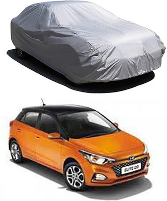 RAIN SPOOF Car Cover For Hyundai Elite i20 (Without Mirror Pockets)(Silver)