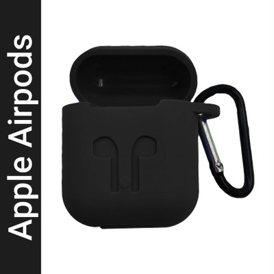 Colorcase Front & Back Case for Apple AirPods 1/2 (This is only Airpod Case)(Black, Flexible, Silicon)