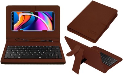ACM Keyboard Case for I Kall K-2 Plus(Brown, Cases with Holder, Pack of: 1)