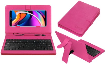 ACM Keyboard Case for I Kall K-2 Plus(Pink, Cases with Holder, Pack of: 1)