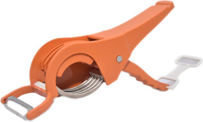 RutuA Veg Cutter Sharp Stainless Steel 5 Blade Vegetable Cutter with Peeler 2 in 1 Vegetable & Fruit Grater & Slicer(1)