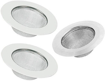Vastra Kitchen Sink Stainless Steel Push Down Strainer(11 cm Set of 3)