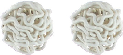 One Personal Care Twisted Wire Wrap Stylish Ornament, Lightweight, Office/Party Wear Alloy, Acrylic Stud Earring