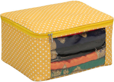 bapu creation Premium Small Dots Wardrobe storage Bag(Yellow)