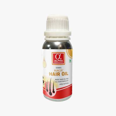 Alpha Chemika Essenticals Ayurveda Magic Hair Oil, 100ml, Organic Remedy for Dandruff, Hairfall Hair Oil