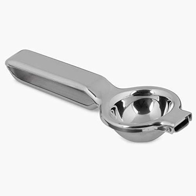 Country hub Steel Stainless Steel Lemon Squeezer Juicer Presser Nimbu Nichodni, Pack of 1 Hand Juicer(Silver)