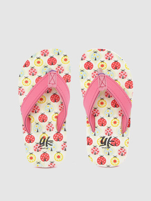 Yk Girls Slip On Slipper Flip Flop(Pink)
