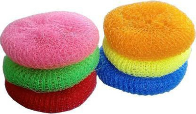 S Comm Loofah(Pack of 6, Multicolor)